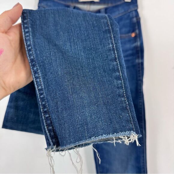 Madewell 9" Mid-Rise Skinny Jeans in Paloma Wash: Raw-Hem Edition - Picture 7 of 12